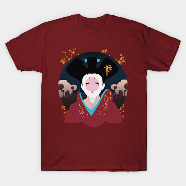 Robotic Geisha T-Shirt by Plan8